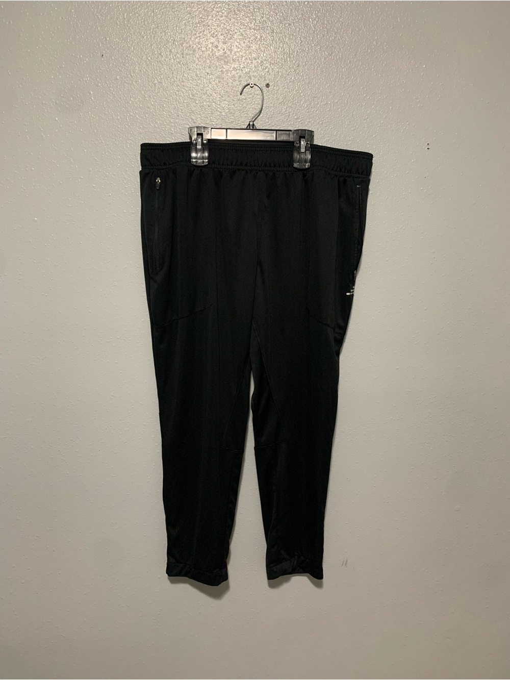 bcg Black Men's Athletic Joggers with Zip Pockets